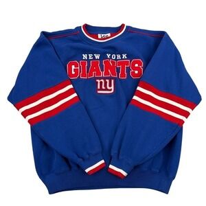 Lee Sports Vintage New York Giants Sweatshirt Men Large NFL Crew Pullover 90s